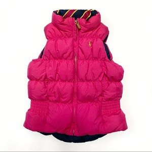 Ralph Lauren Pink Puffer Vest for Kids